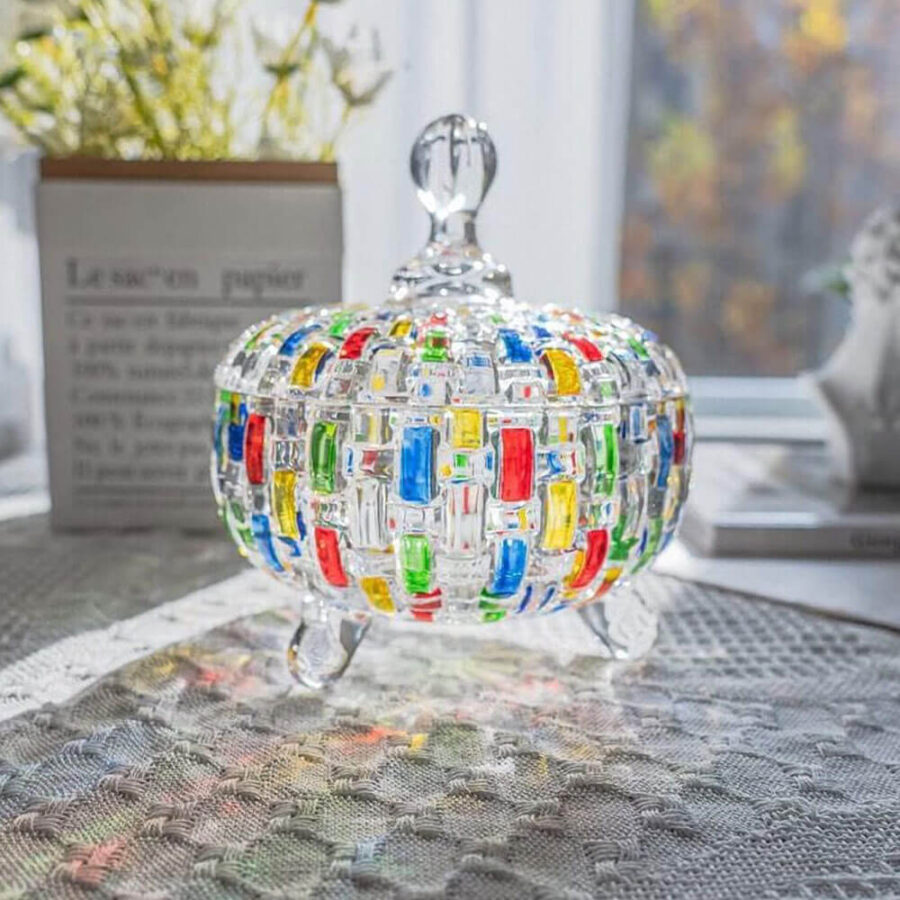 Colorful Crystal Bowl